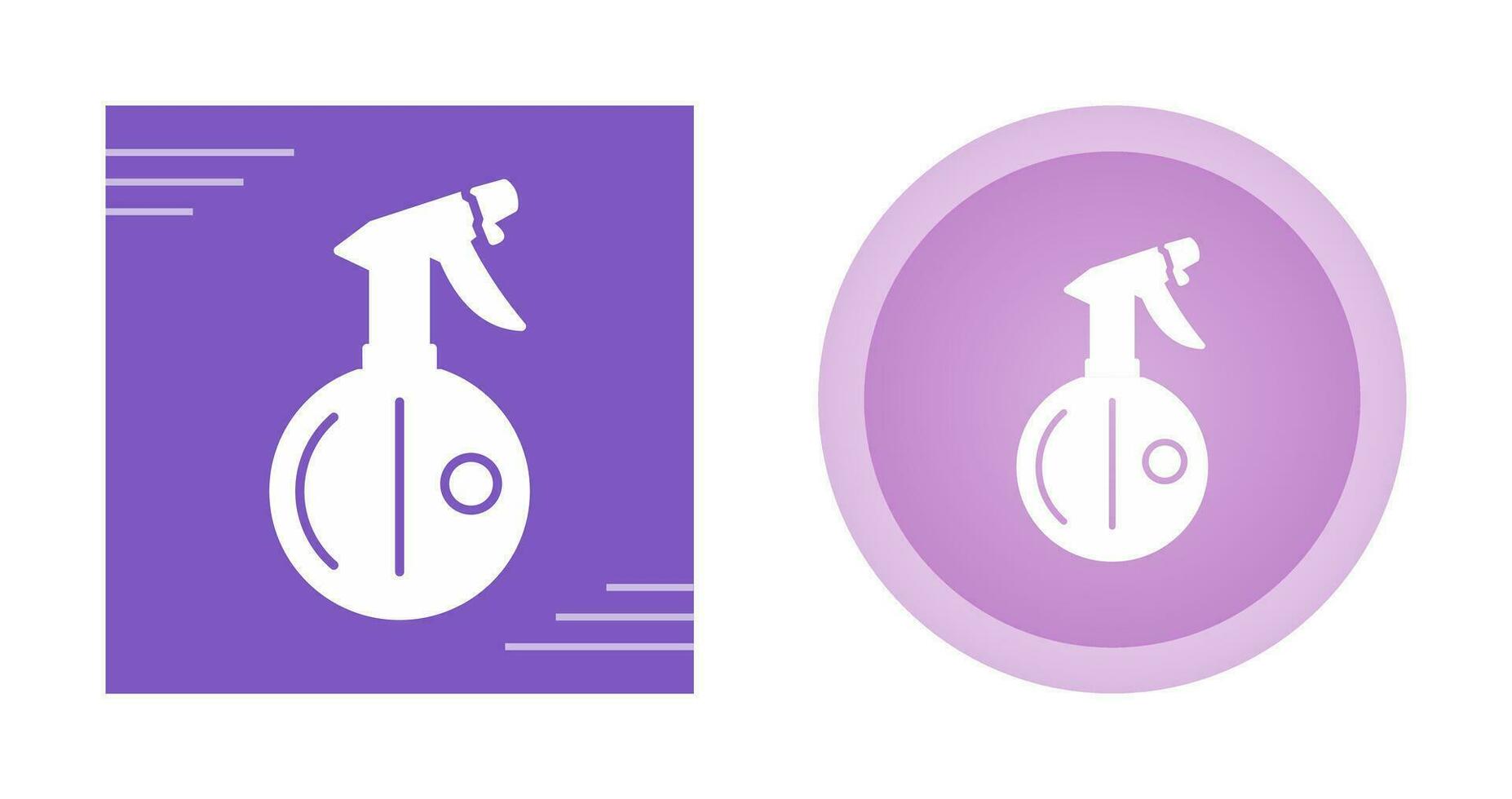 Water Spray bottle Vector Icon