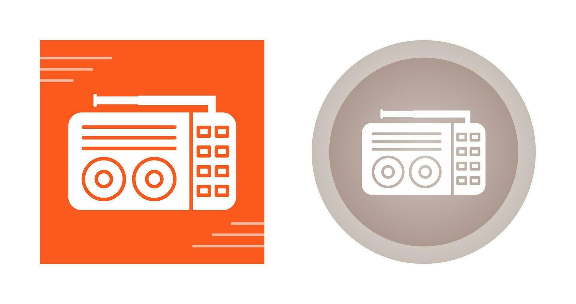 Old Radio Vector Icon