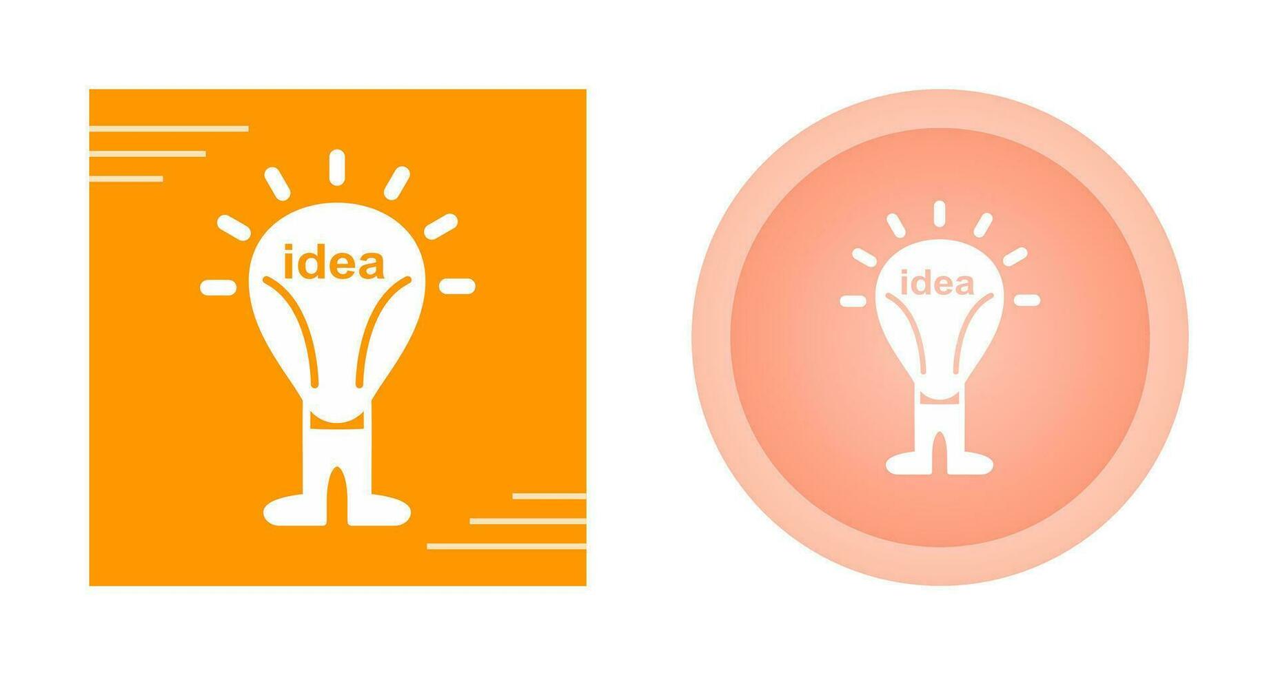 icono de vector de idea brillante