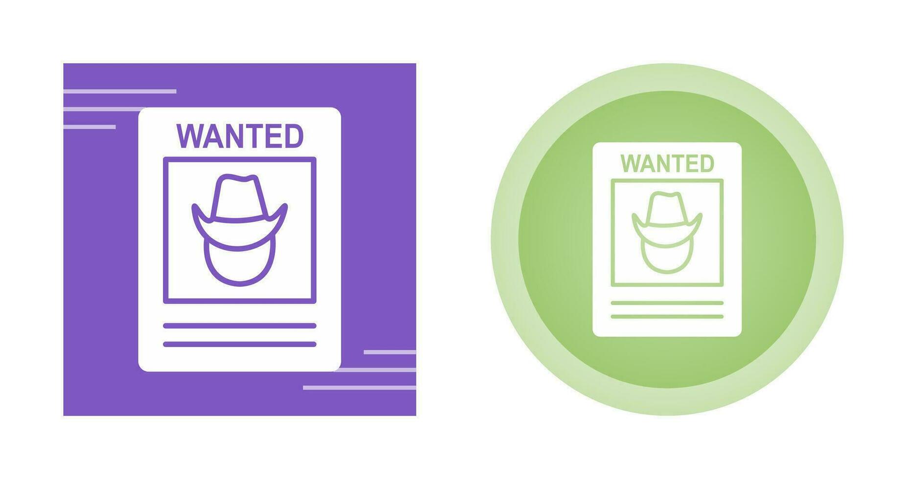 Wanted Poster Vector Icon