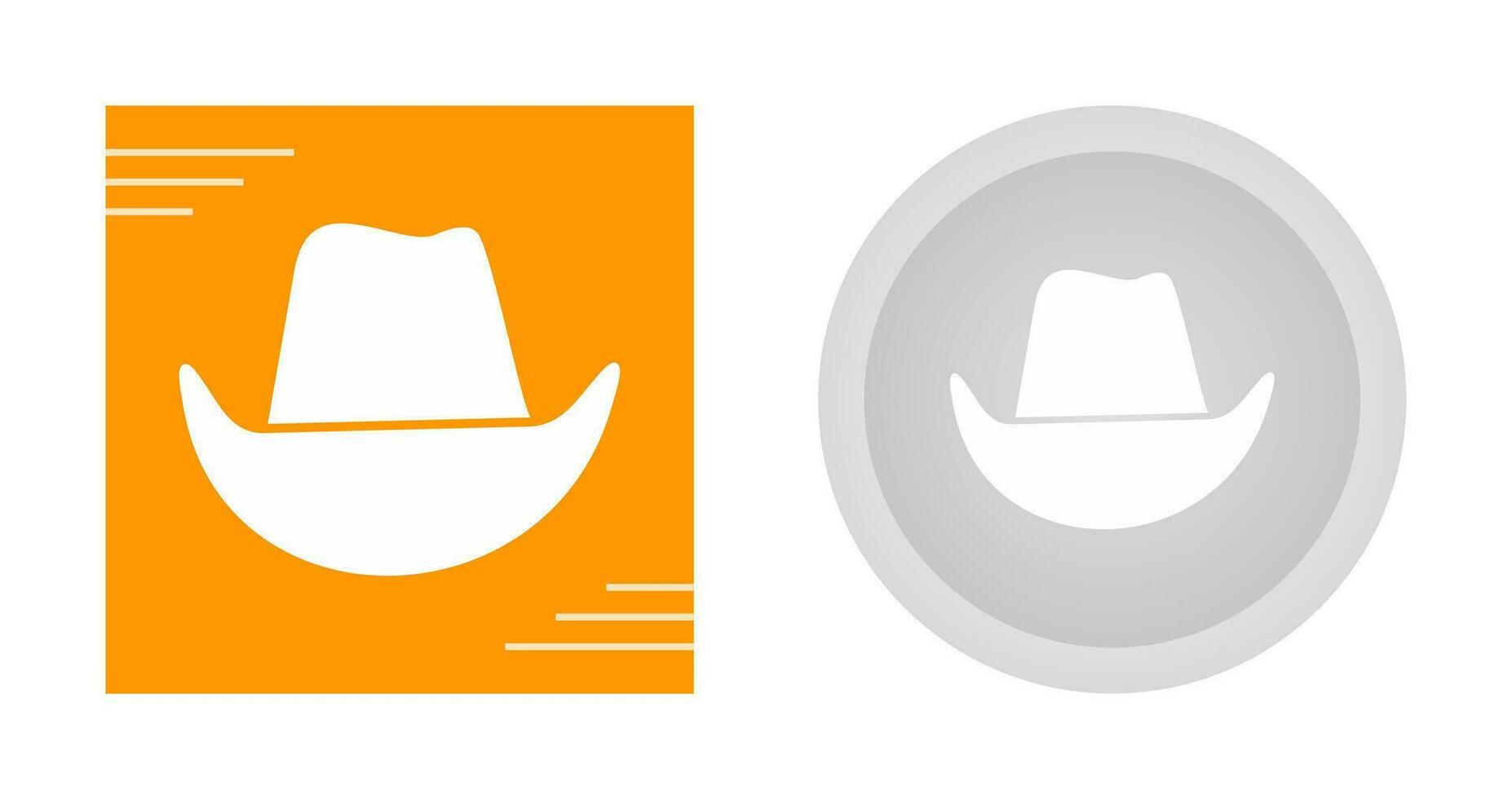 icono de vector de sombrero de vaquero