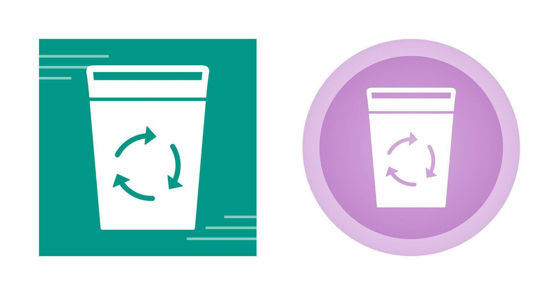 Recycle Bin Vector Icon