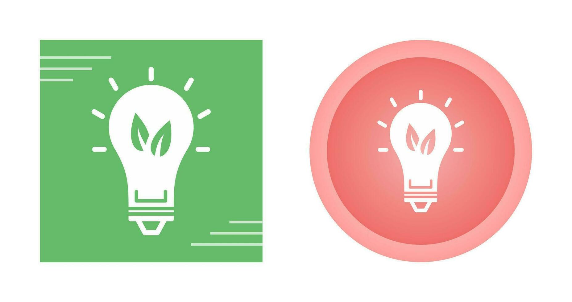 Eco friendly Bulb Vector Icon
