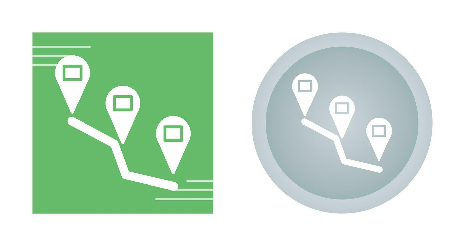 Reaching Destination Vector Icon