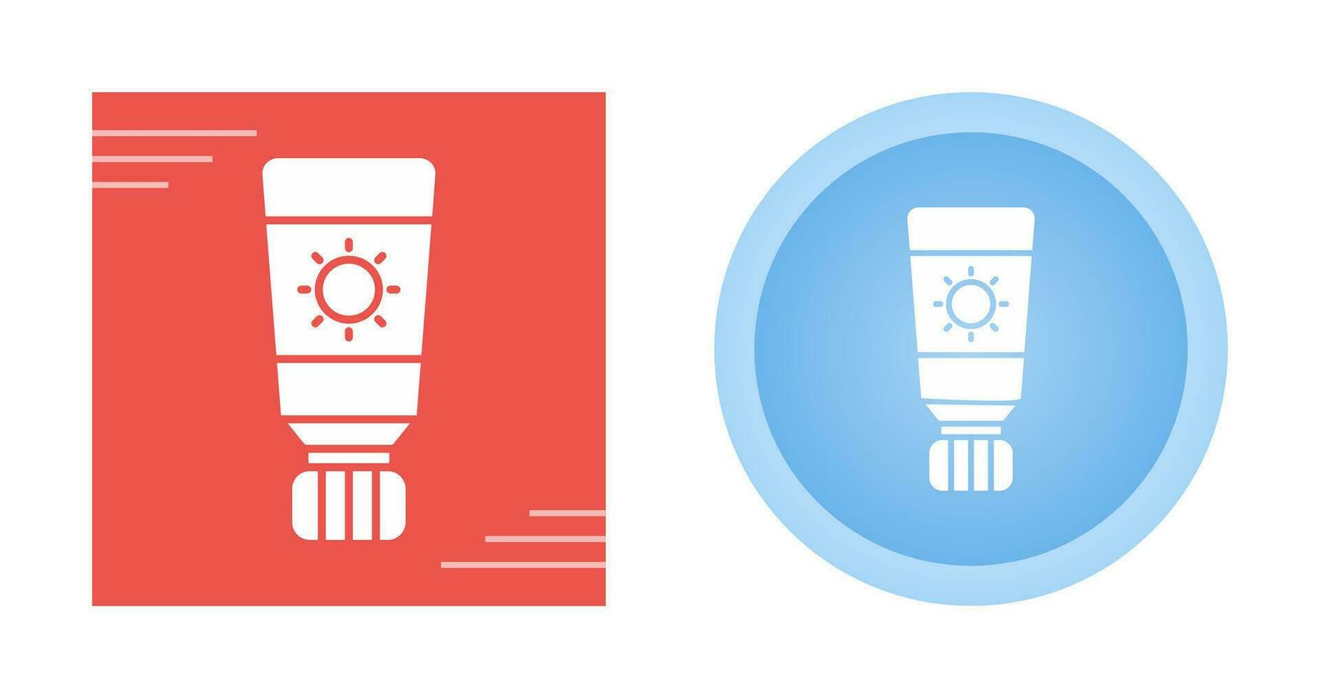 Sunscreen Vector Icon
