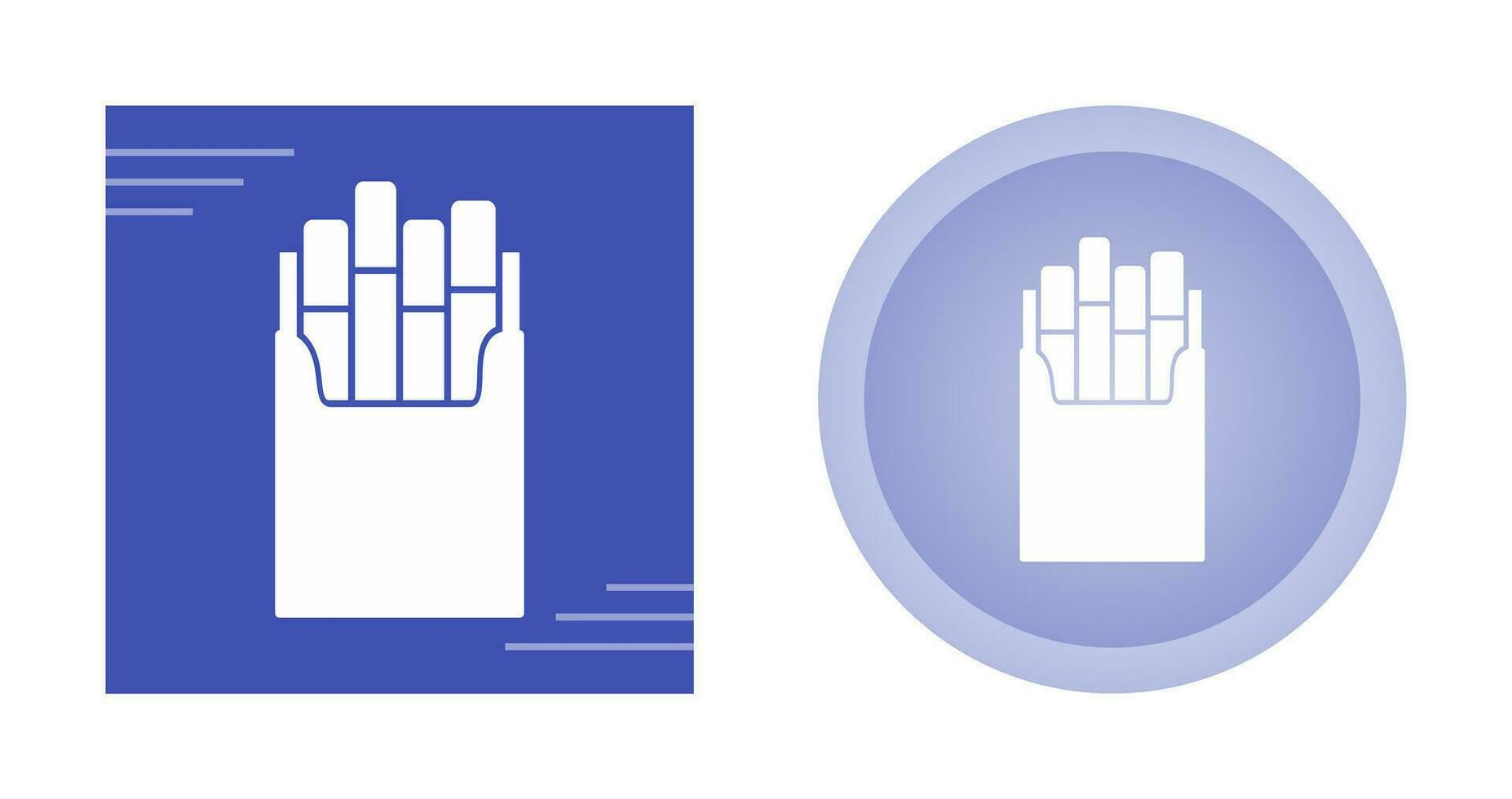 Cigarette Pack Vector Icon