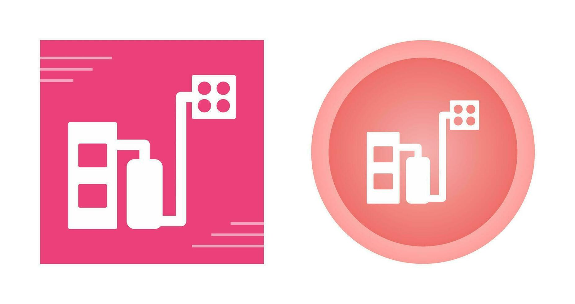 Solid Fuel Boiler Vector Icon