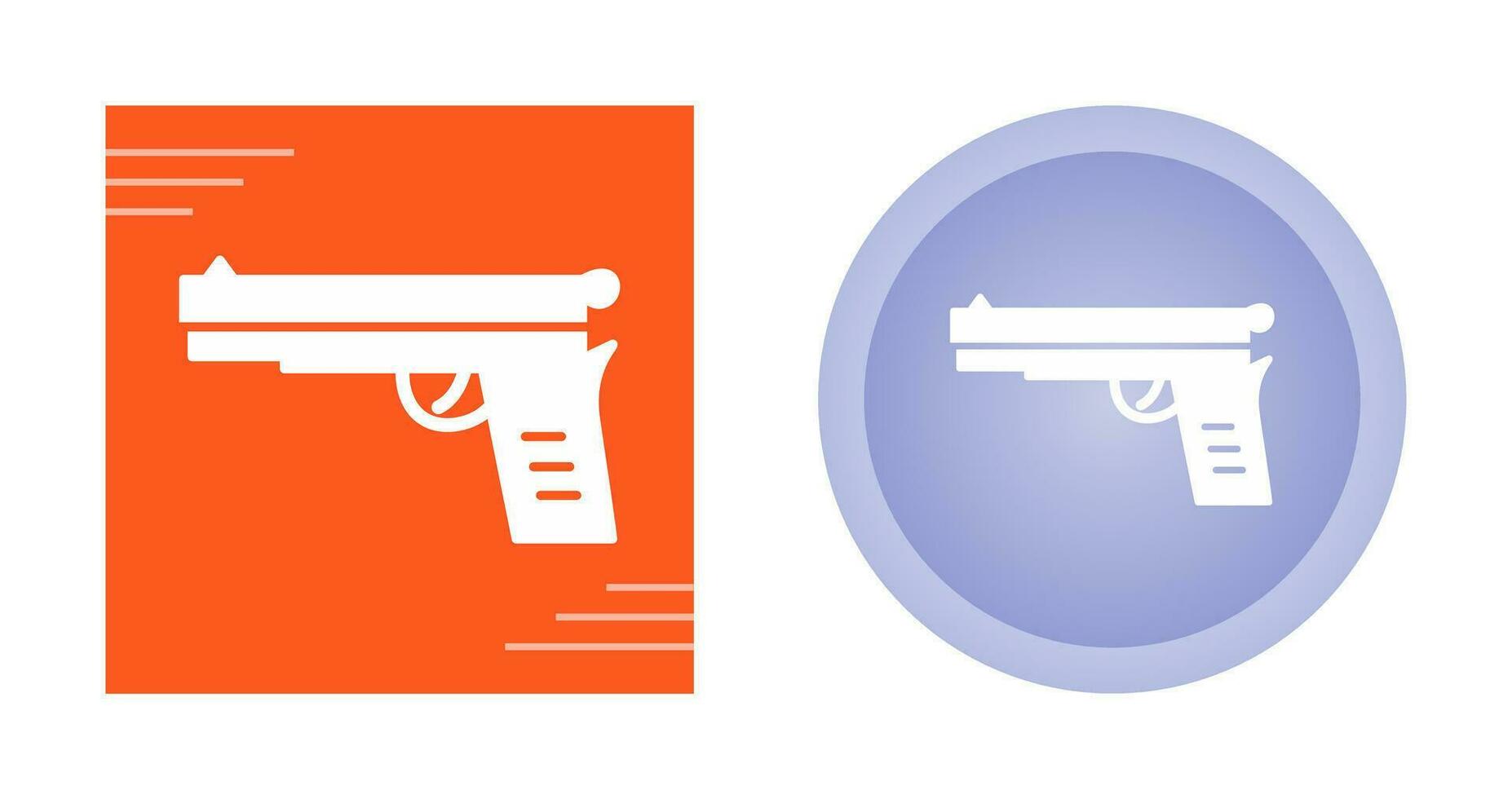 icono de vector de pistola