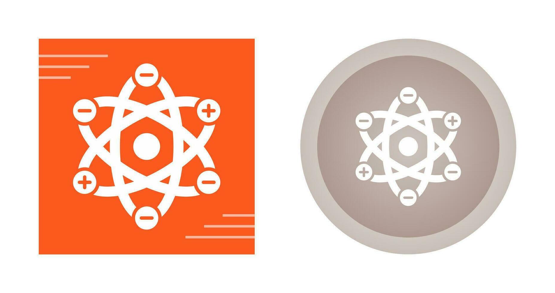 Atom Structure Vector Icon