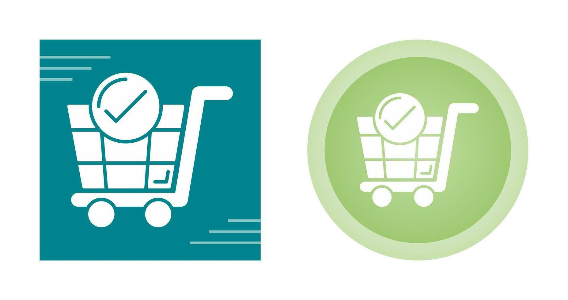 icono de vector de carrito de compras