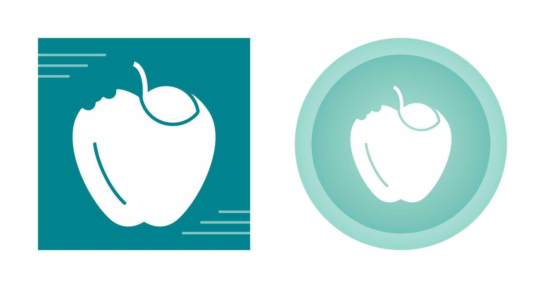 icono de vector de manzana