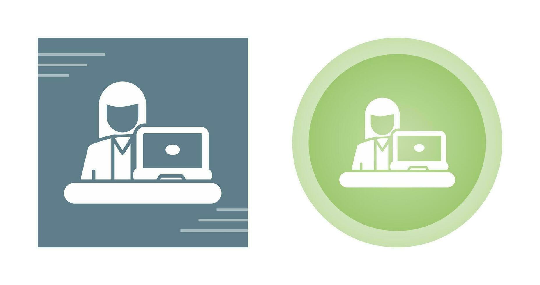 Telecommuting Vector Icon