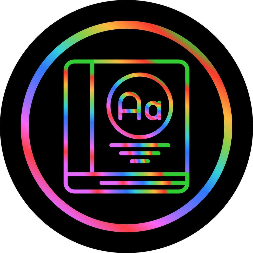 Dictionary Vector Icon