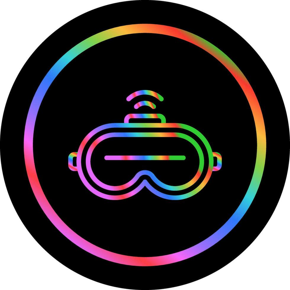 Augmented Reality Headset Vector Icon