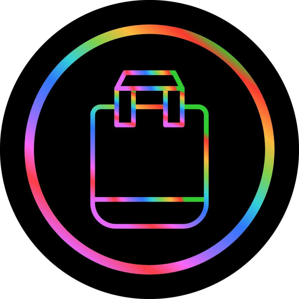 Reusable shopping bag Vector Icon