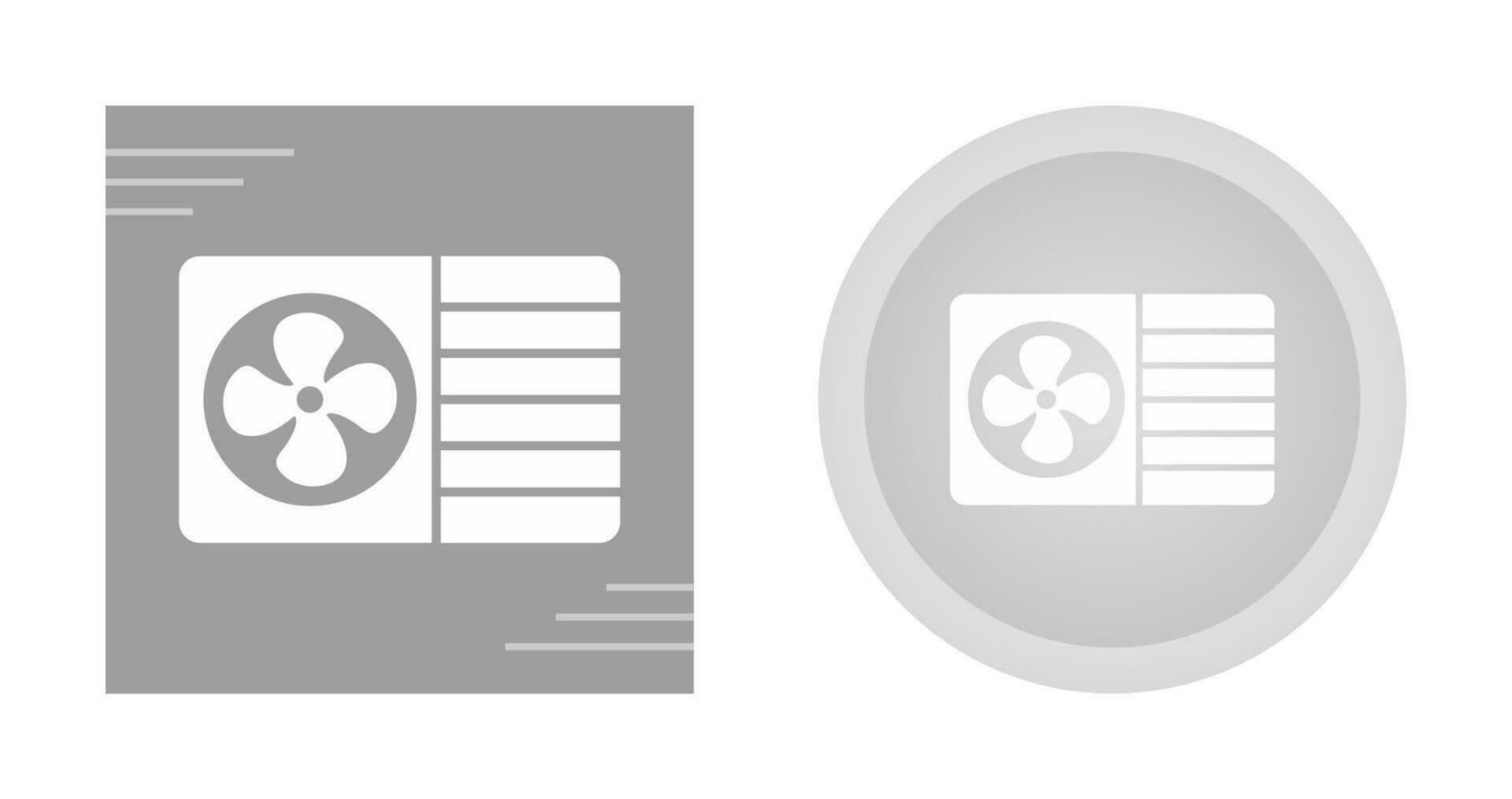 AC Window Unit Vector Icon