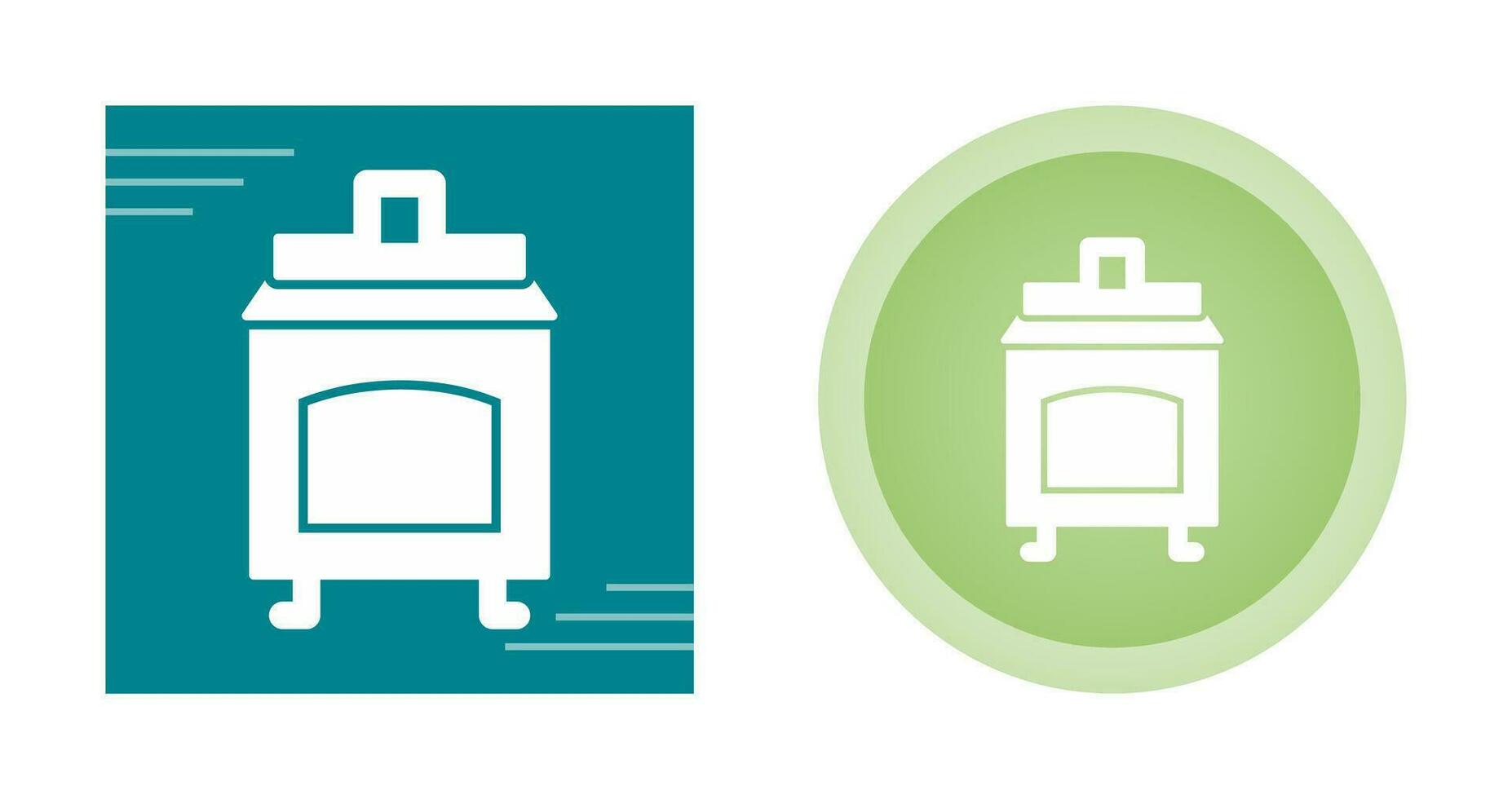 Coal Furnace Vector Icon