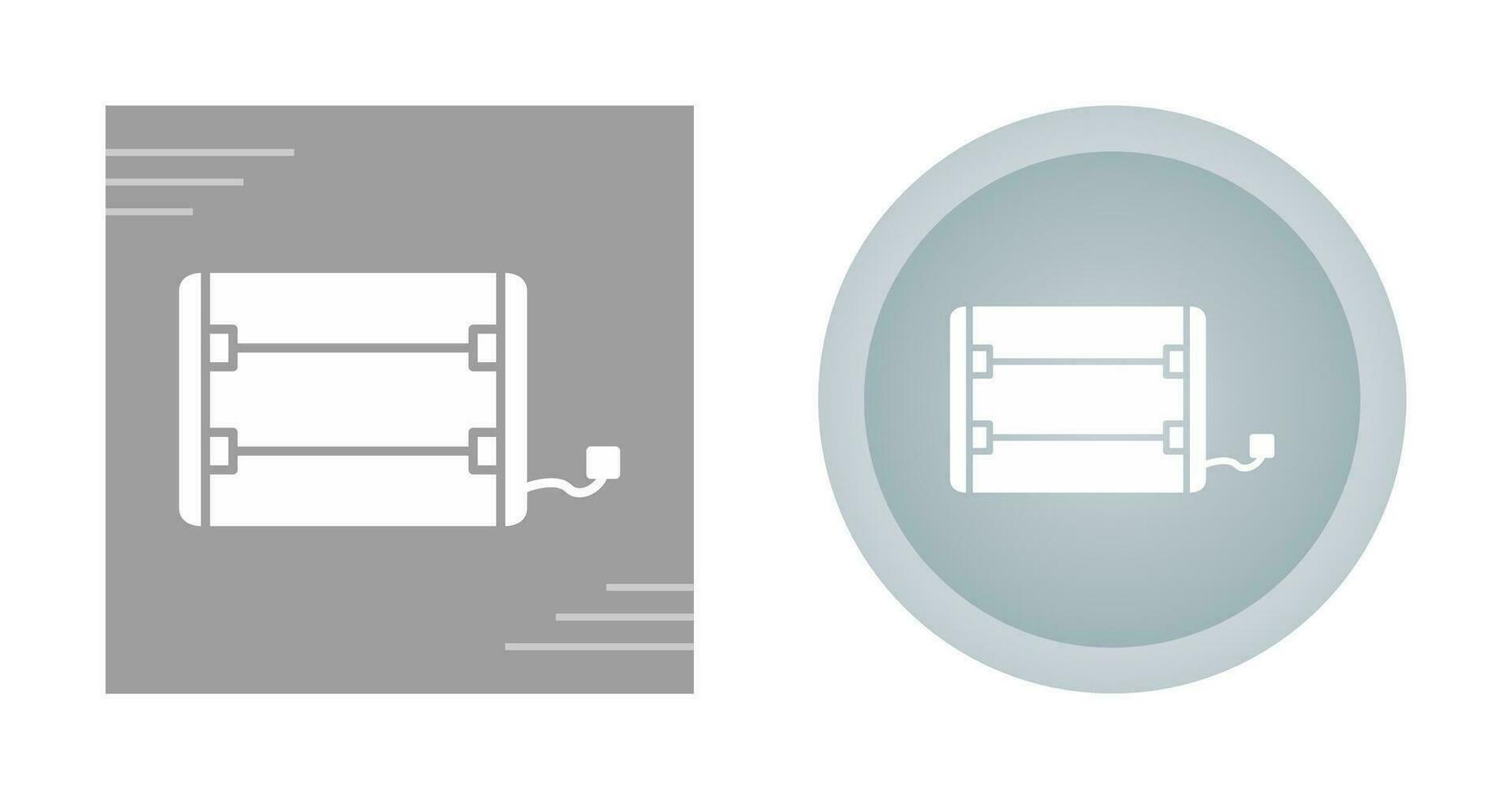 Electric Heater Vector Icon