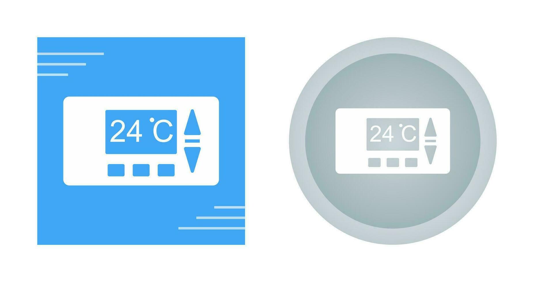 icono de vector de termostato