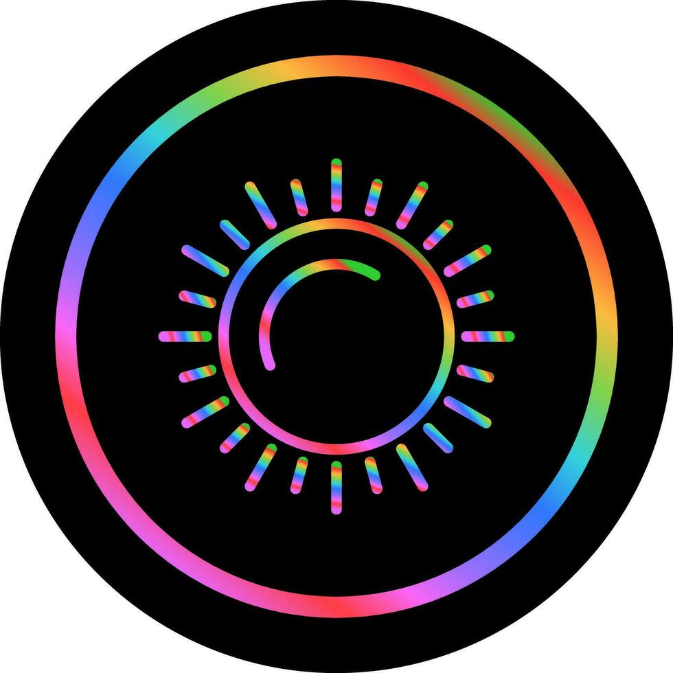 Sun Vector Icon