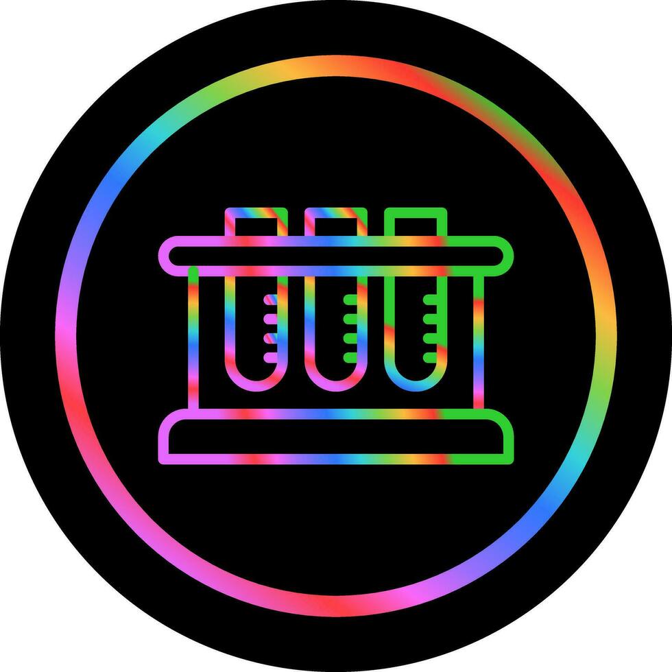 Test Tube Rack Vector Icon