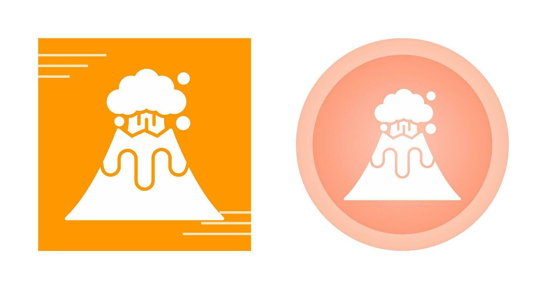 Volcano Vector Icon