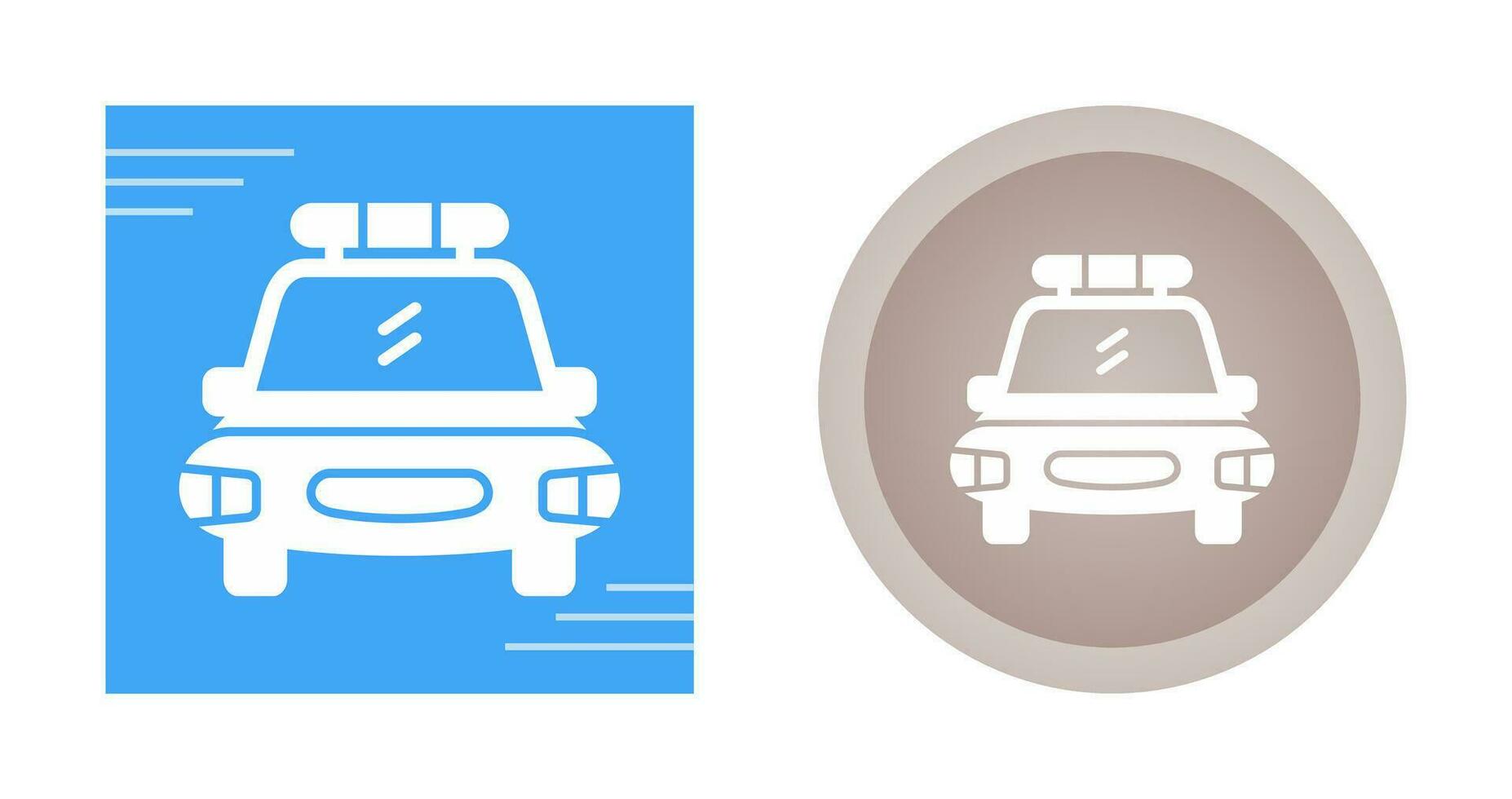 Police Car Vector Icon