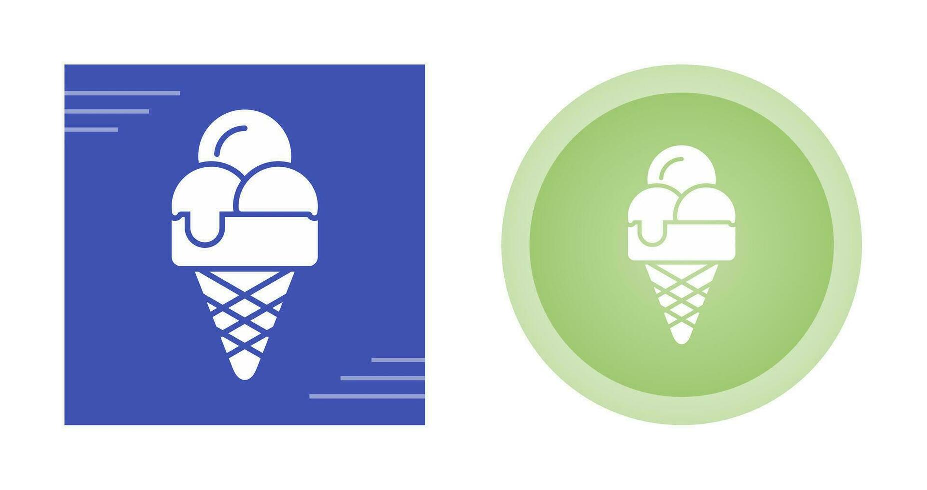 icono de vector de helado