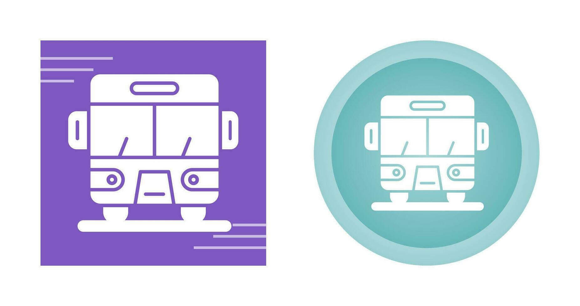 icono de vector de bus