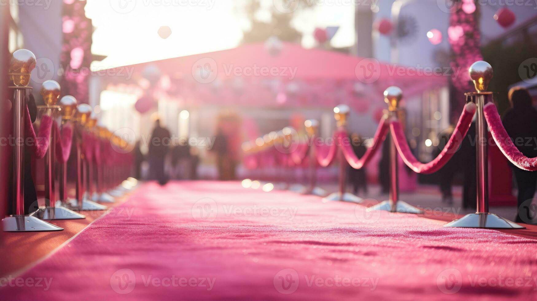 Pink carpet at the film festival. Celebrity awards ceremony photo