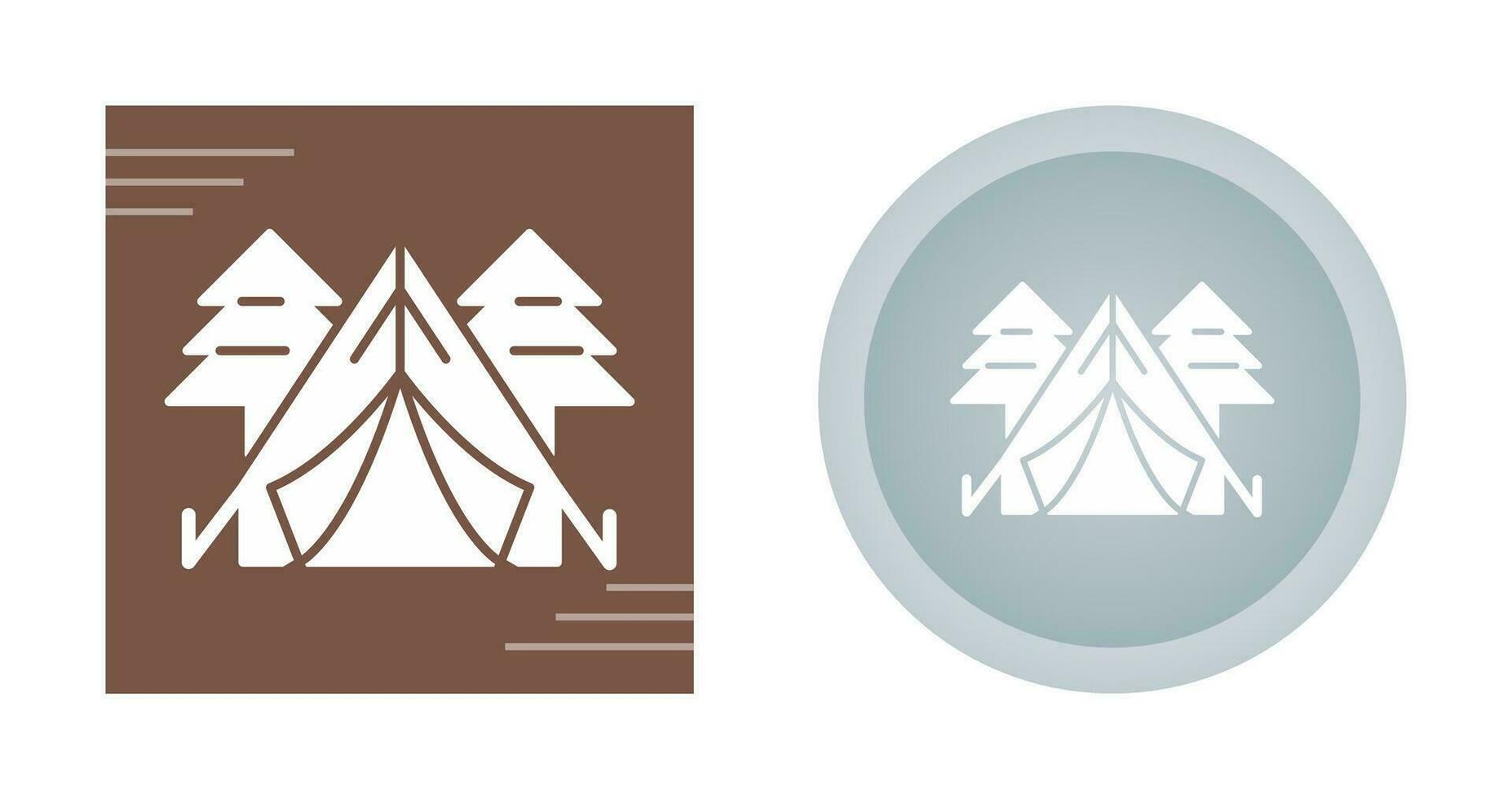 Tent Vector Icon