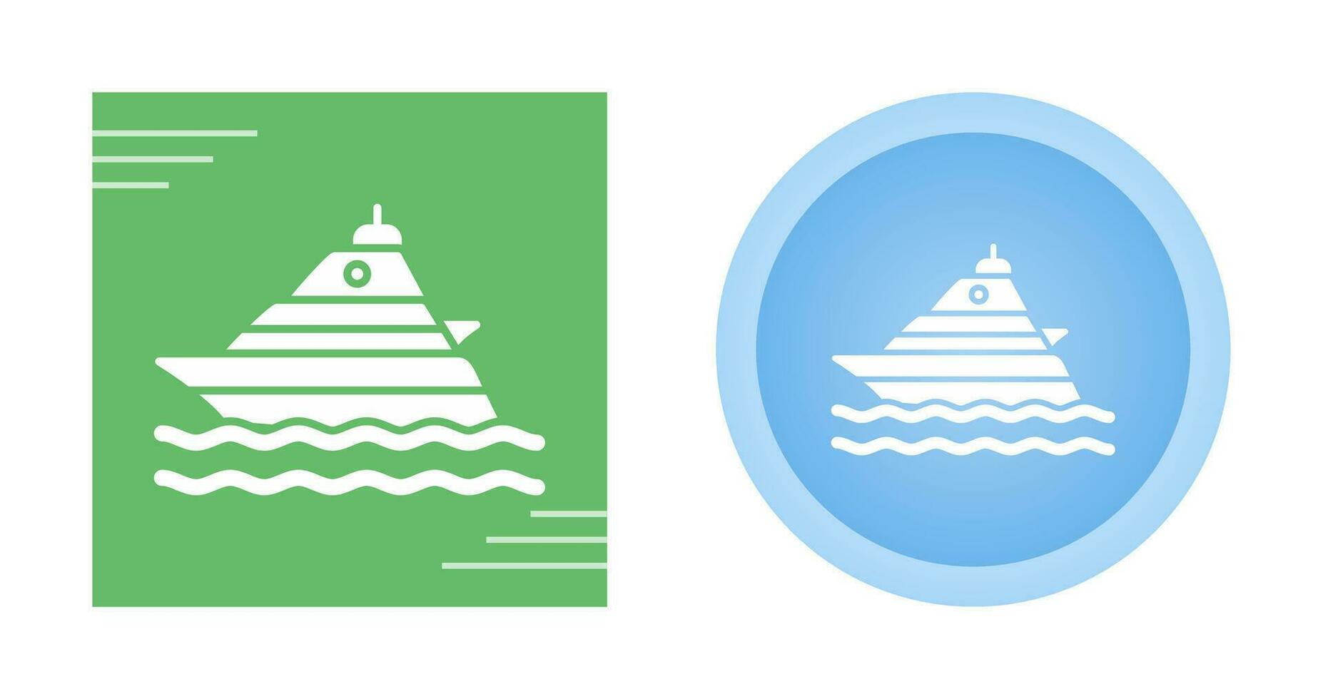 Yacht Vector Icon