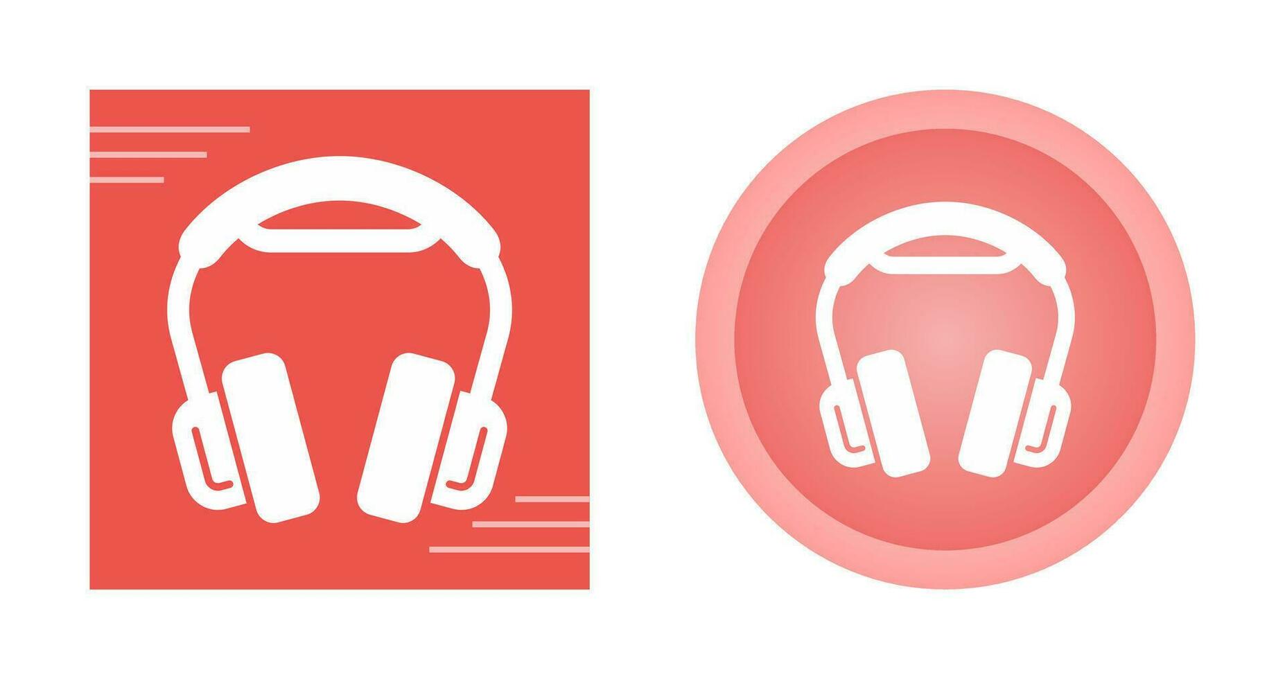 icono de vector de auriculares