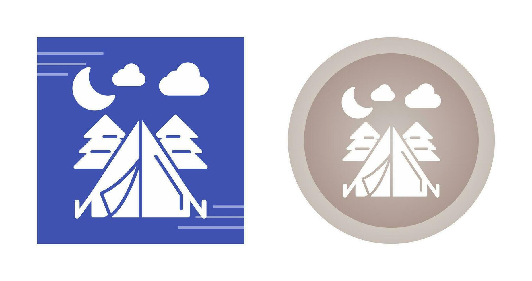 Tent Vector Icon