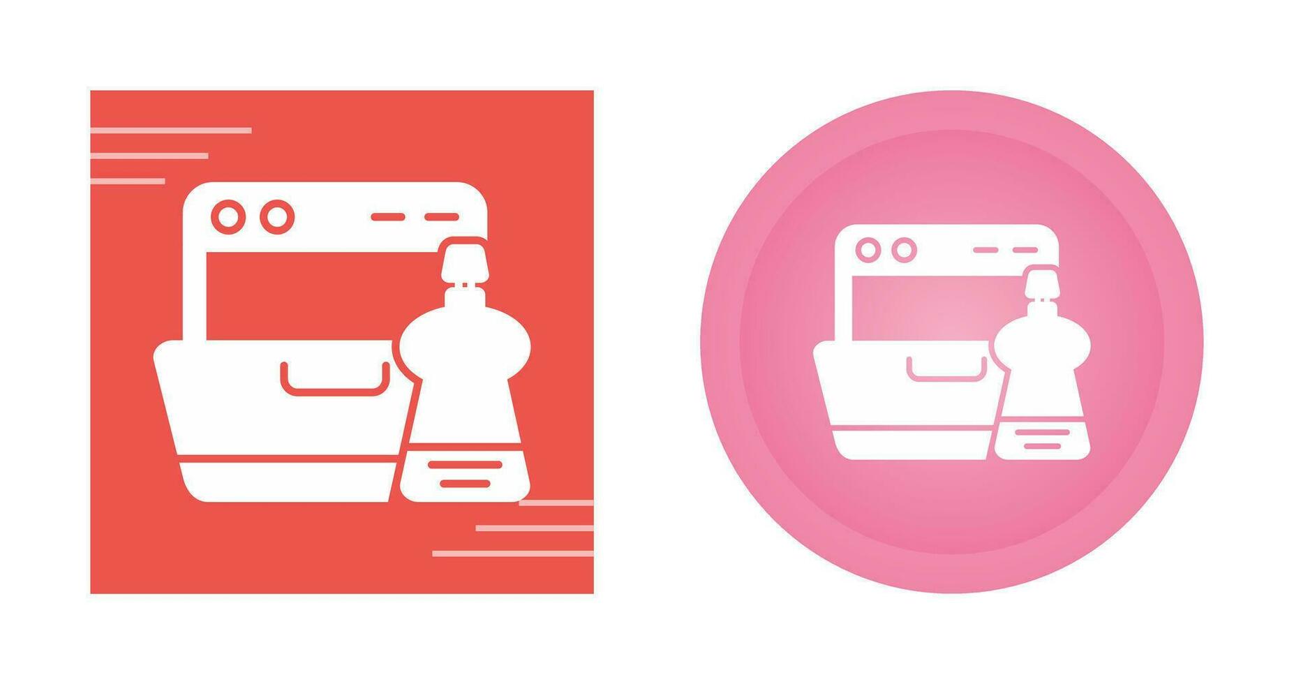 Washing Dishes Vector Icon