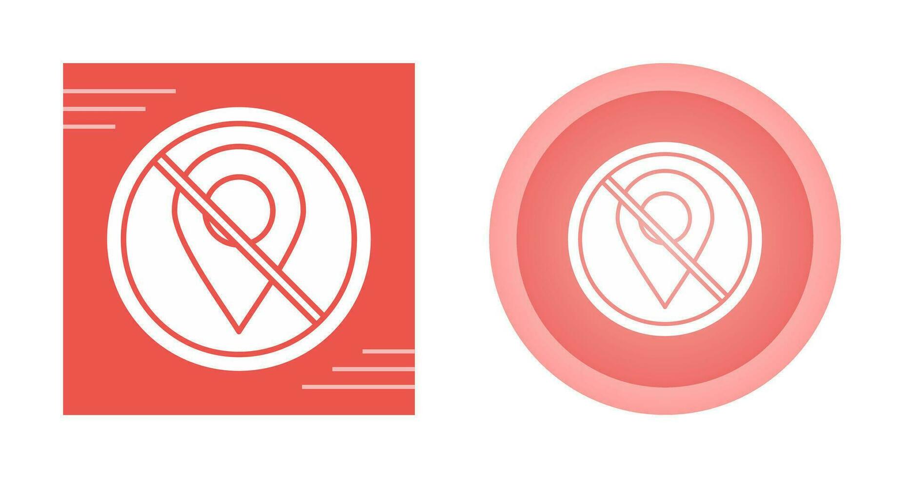 No Gps Vector Icon
