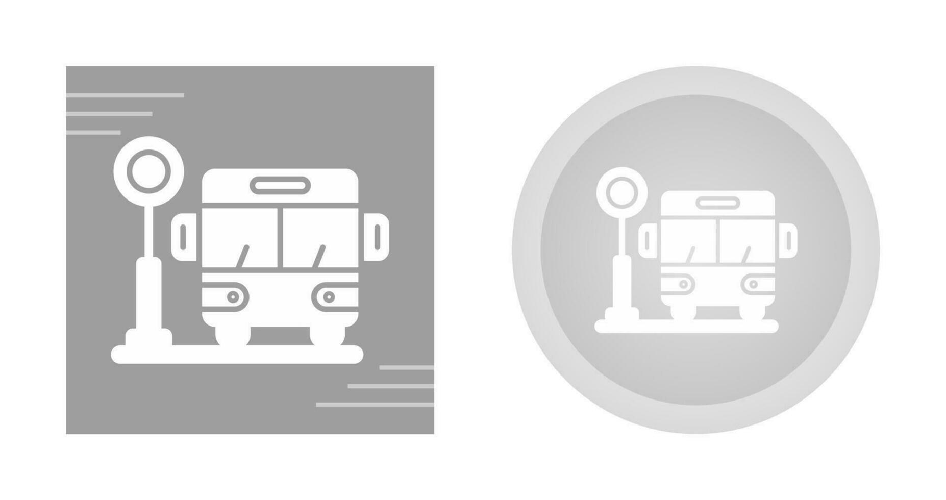 Bus Stop Vector Icon