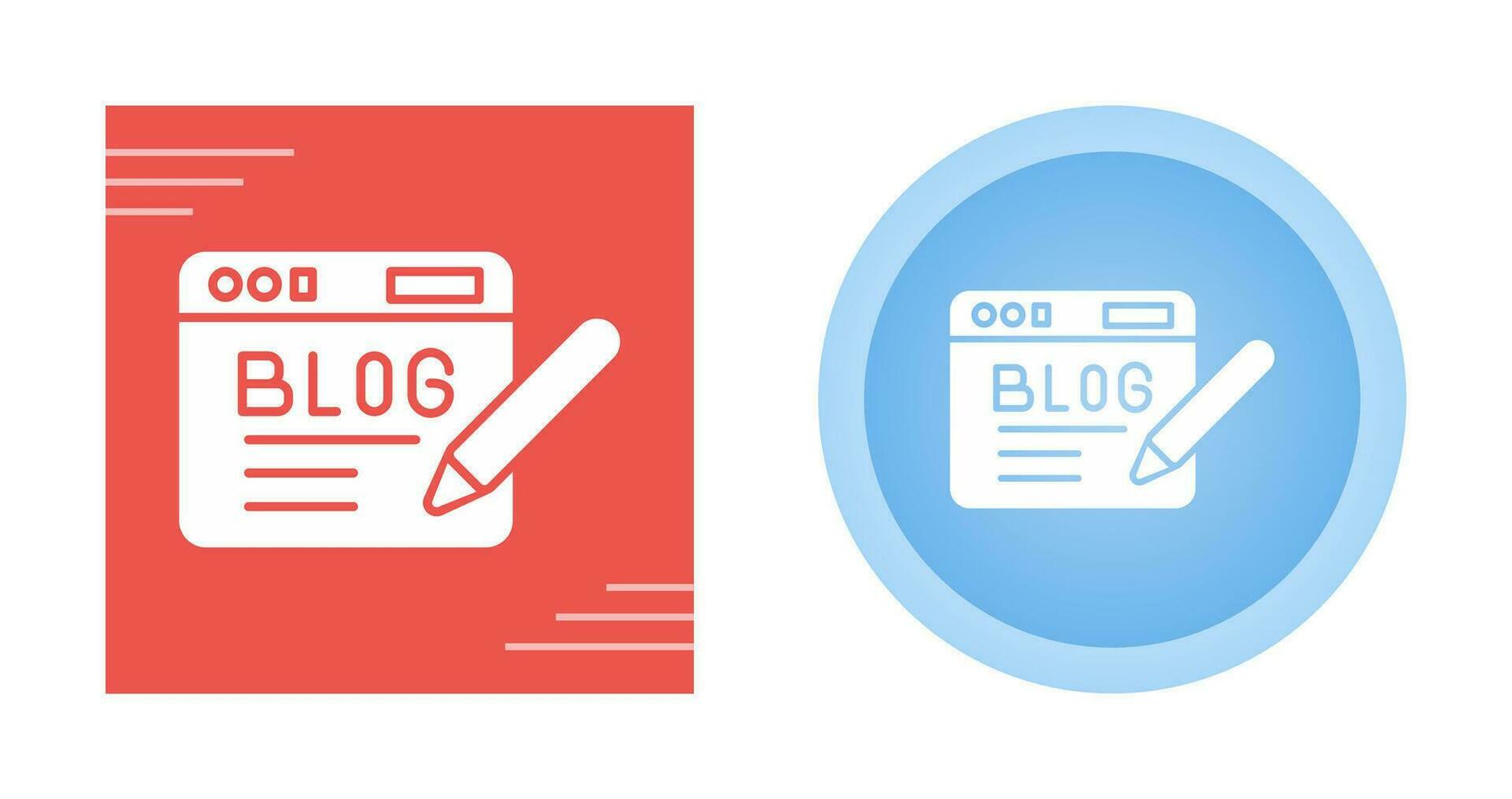 Blog Vector Icon