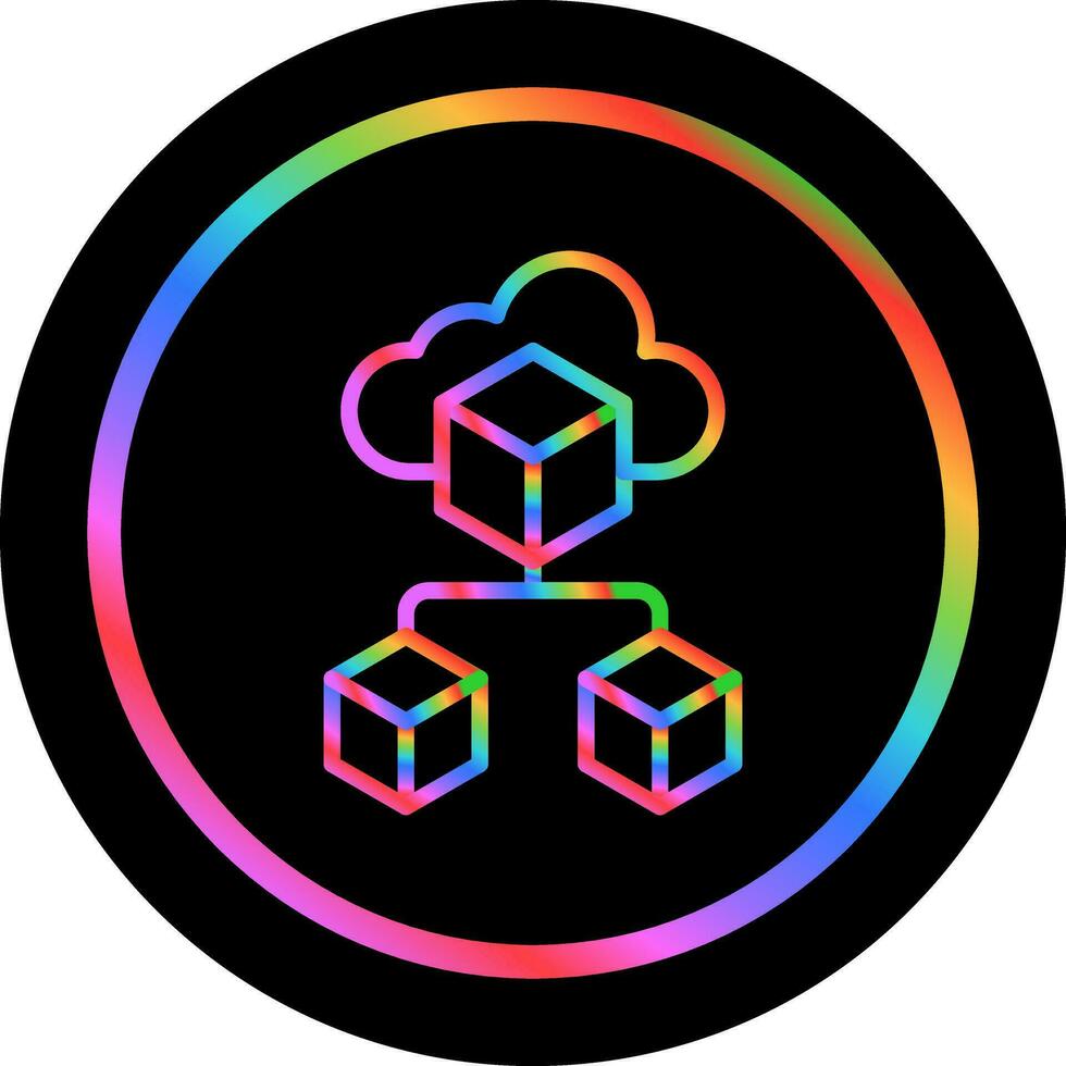 Cloud Infrastructure Vector Icon