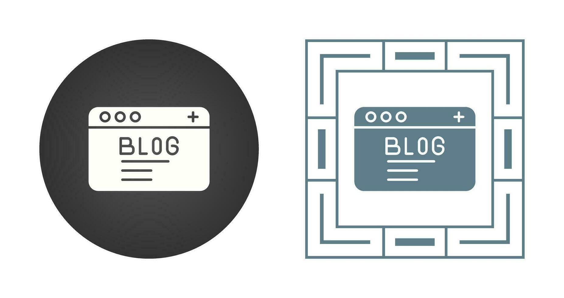 Blog Vector Icon
