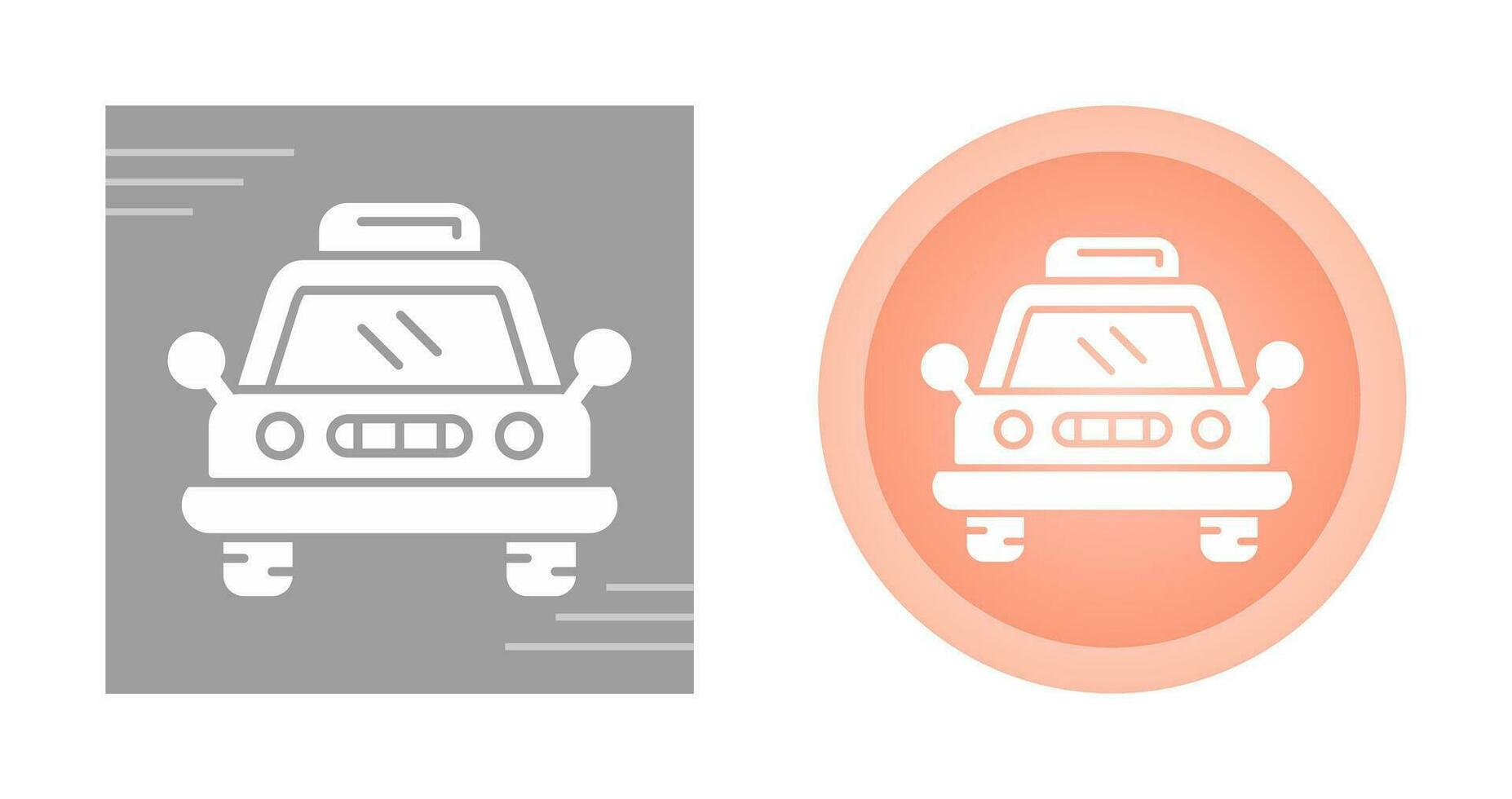 icono de vector de taxi