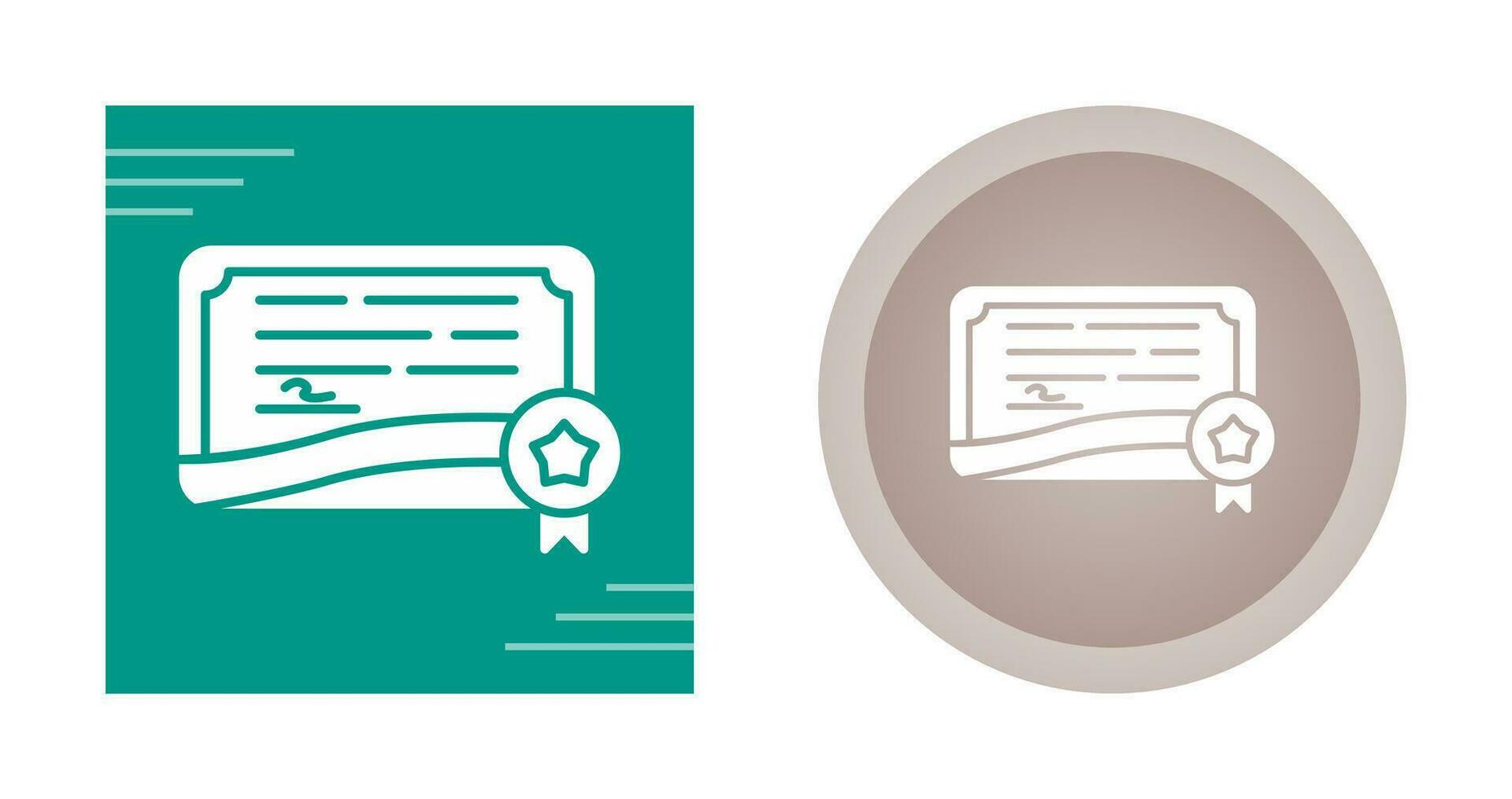 Certificate Vector Icon
