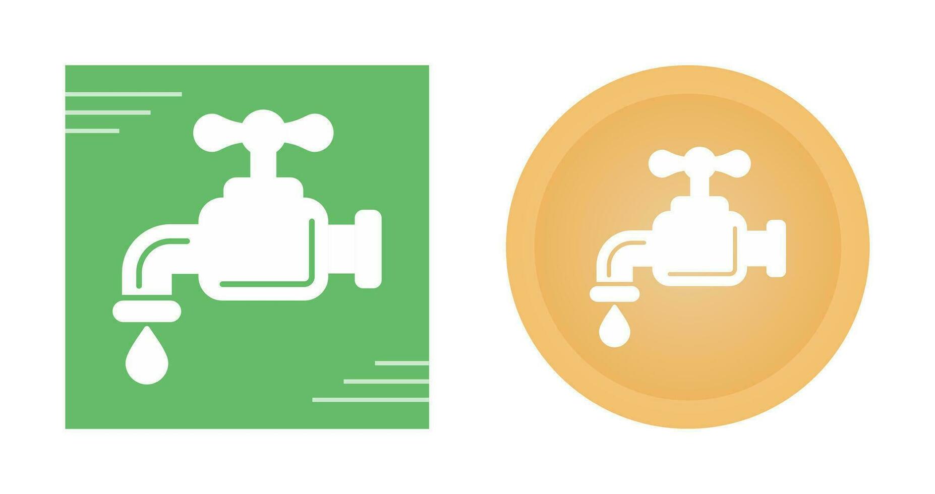 Water Faucet Vector Icon