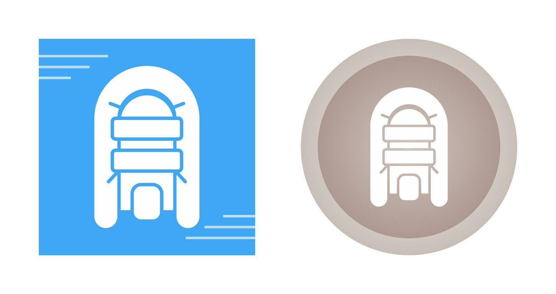 Inflatable Boat Vector Icon
