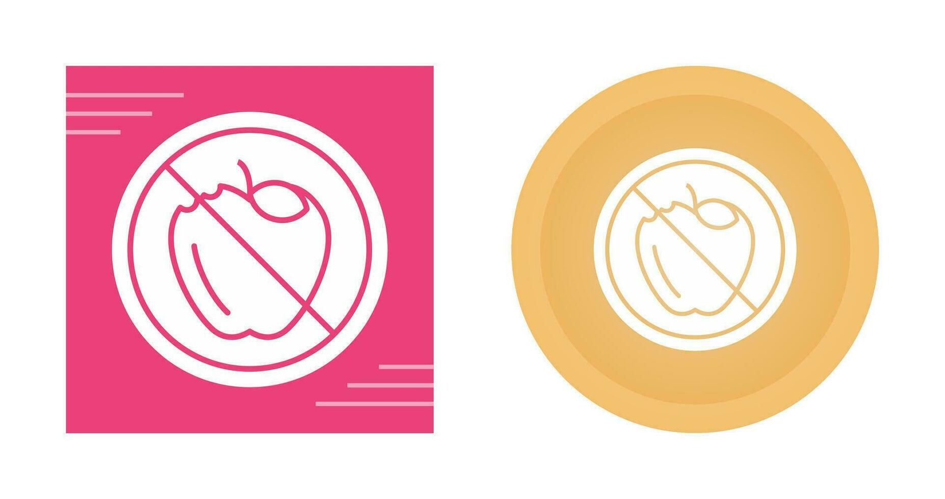 No Food Vector Icon