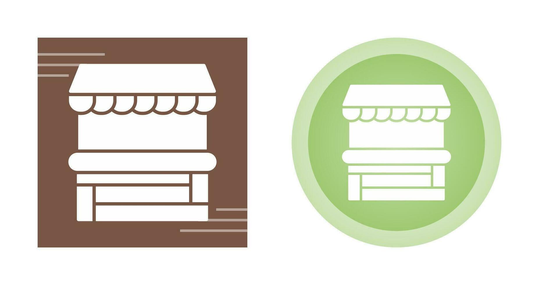 Food Stand Vector Icon