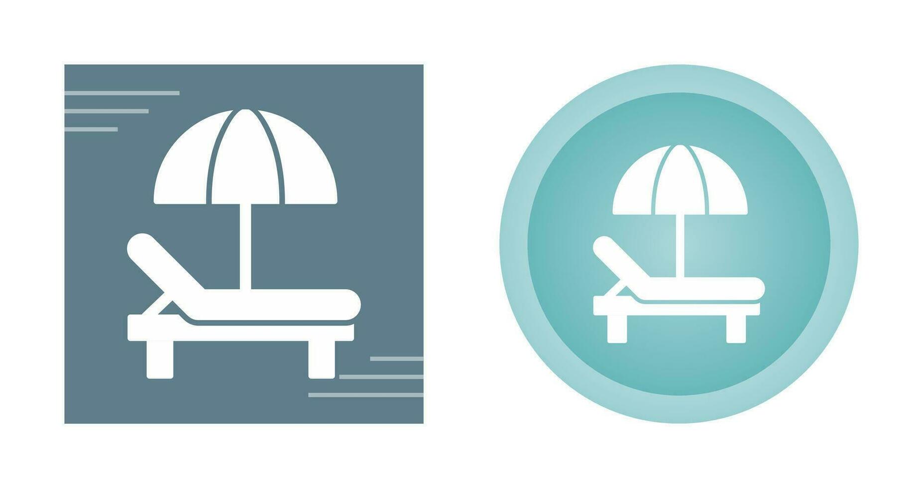 Sunbed Vector Icon