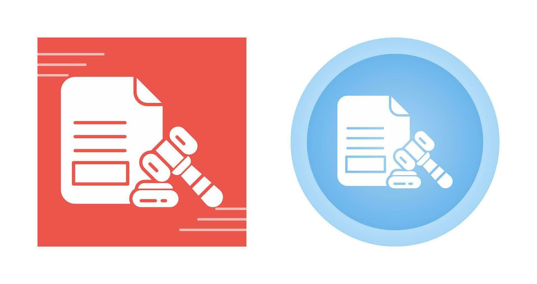 Legal Paper Vector Icon