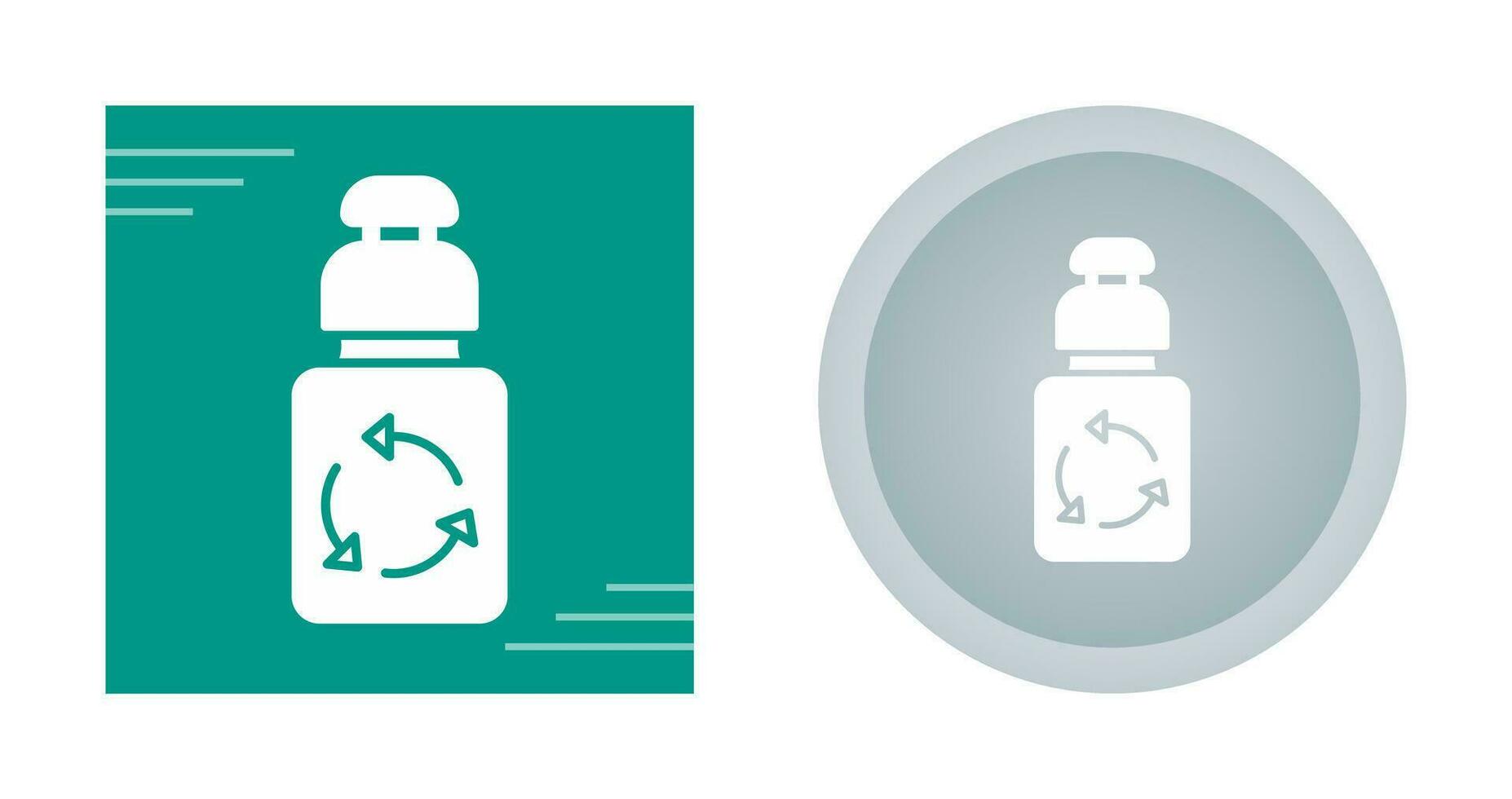 Eco Bottle Vector Icon