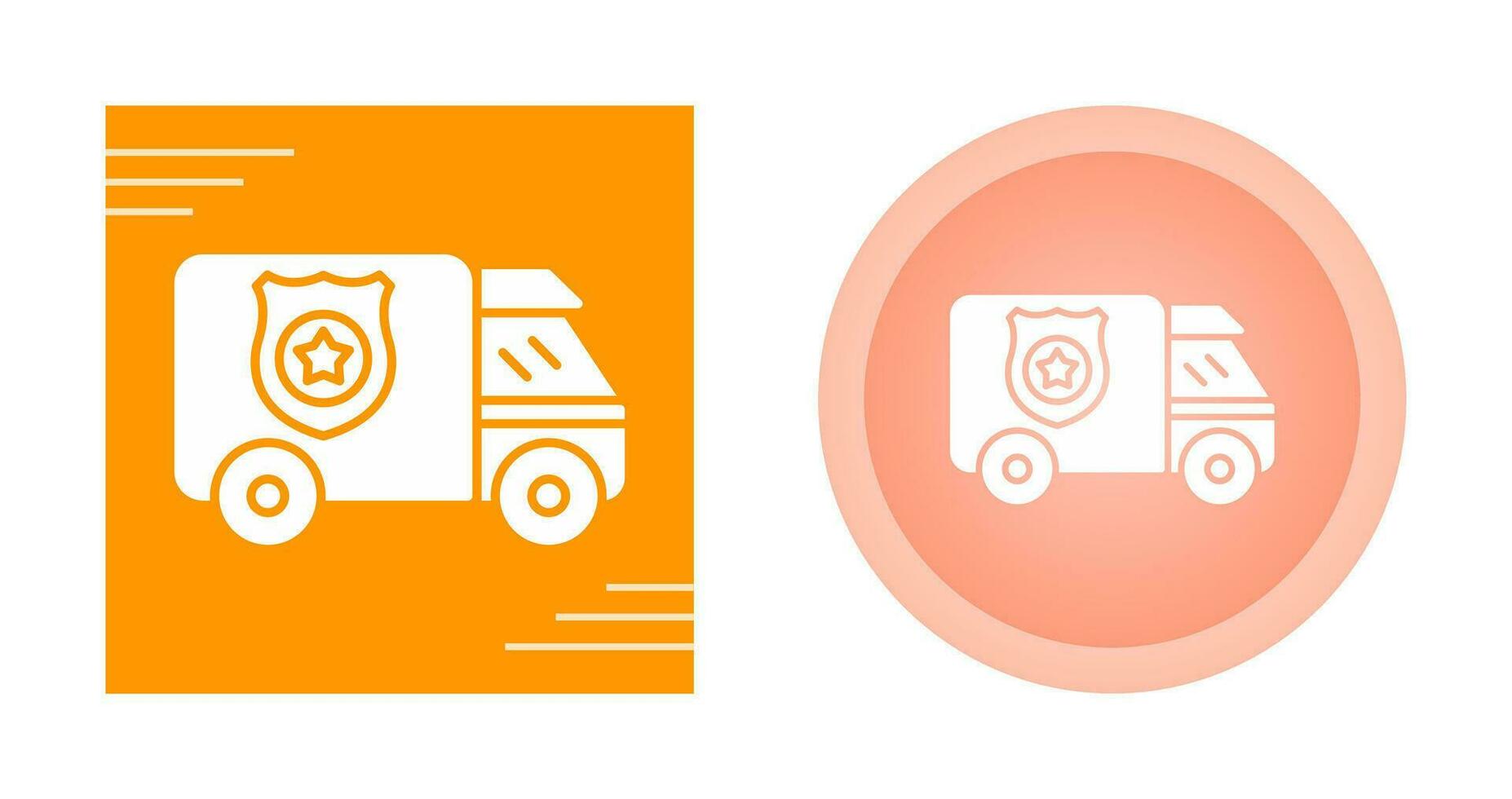 Police Van Vector Icon